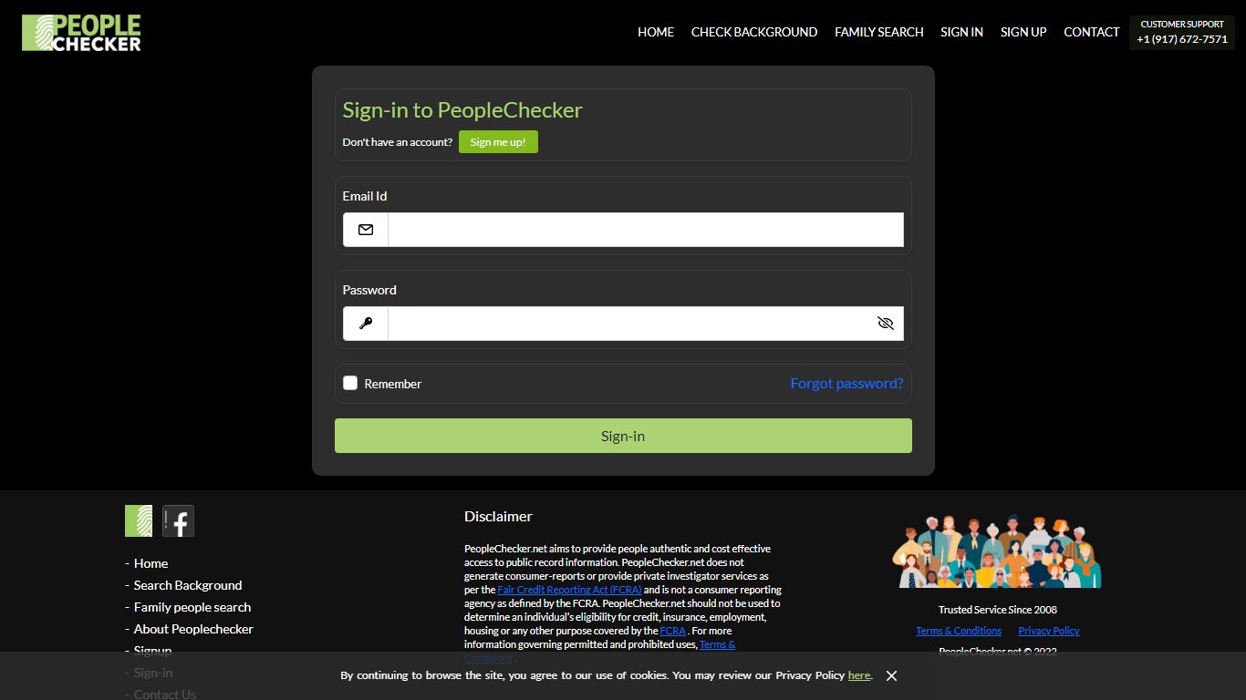 Sign in for free people records access | PeopleChecker